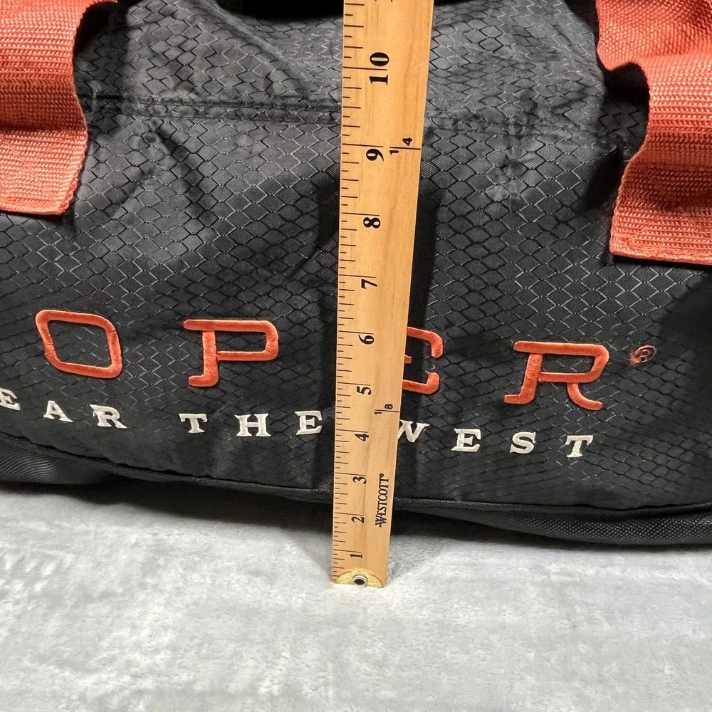 Roper Duffel Bag Large Black Orange Wear The West Western Travel Gym